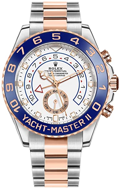 Rolex Yacht-Master II Oystersteel and Everose Gold Men's Watch 116681
