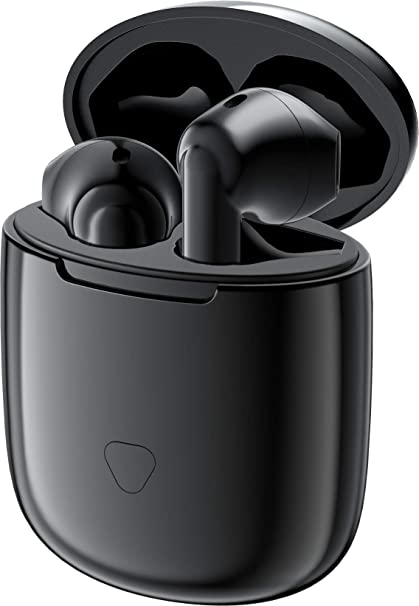 SOUNDPEATS Bluetooth 5.0 True Wireless Earbuds Smart Touch Control, 30 Hours Cycle Playtime in-Ear Earphones with Charging Case, Single/Twin Mode CVC 6.0, Waterproof TWS Stereo Headphones with Mic