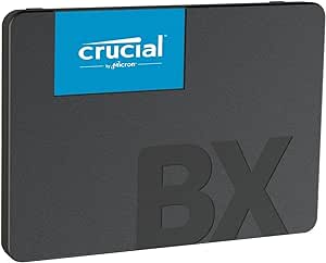 Crucial BX500 3D NAND SATA 2.5-inch SSD Drive, 500 GB Black