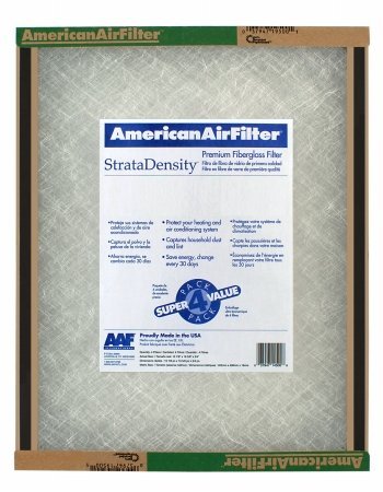 American Air Filter 20" X 24" X 1" StrataDensity Fiberglass Air Filter - 220-782-051 (Qty 12)