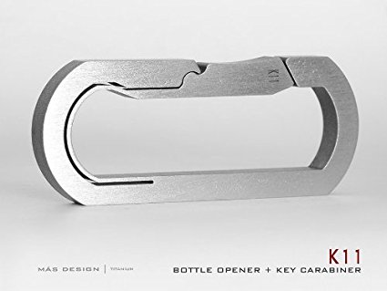 Mas Design Premium Grade 5 Titanium Key Carabiner - K11