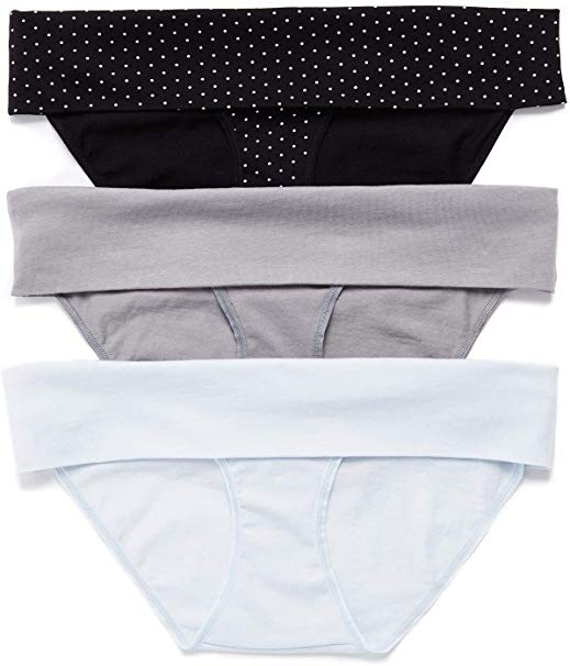 Motherhood Maternity Women's 3 Pack Fold Over Brief Panties