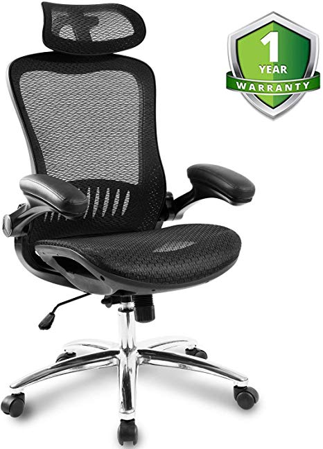 Mesh Office Chair Ergonomic Computer Desk Chair Technical Task Swivel Chair Home Executive High Back for Teens/Adults