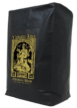 Valhalla Java Ground Coffee by Death Wish Coffee, Fair Trade and USDA Certified Organic - 5 LB Bag