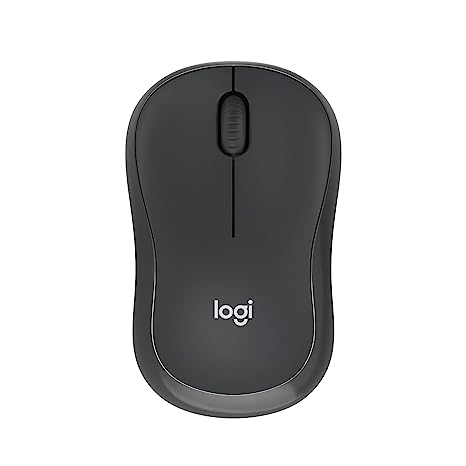 Logitech M240 Silent Bluetooth Mouse, Wireless, Compact, Portable, Smooth Tracking, 18-Month Battery, for Windows, macOS, ChromeOS, Compatible with PC, Mac, Laptop, Tablets - Graphite