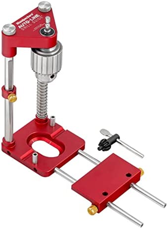 Woodpeckers Auto Line Drill Guide, Portable Drill Guide, Drill Up To 2 Inch Holes, Versatile Base and Fence System