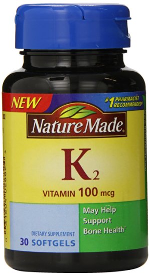 Nature Made Vitamin K2 Softgel, 100 mcg, 30 Count