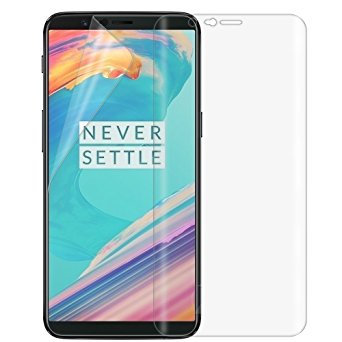 [2 Pack] OnePlus 5T Screen Protector, MYLB New Slim Soft TPU Full cover Screen Protector for OnePlus 5T（Note: Non-tempered glass film） (oneplus 5T-Transparent)