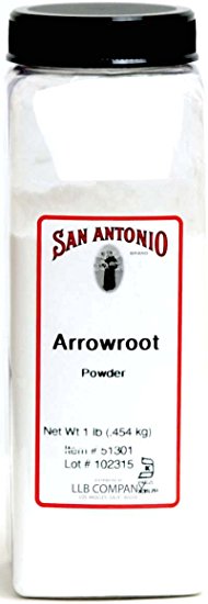 1-Pound Premium Ground Arrowroot Powder / Starch / Flour, (Maranta arundinacea)
