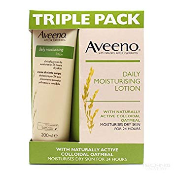 Aveeno Daily Moisturising Triple Pack, 200 ml