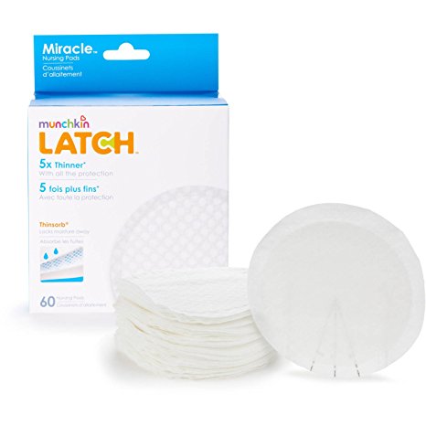 Munchkin Latch Miracle Nursing Pads, 120 Count