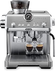 De'Longhi La Specialista Opera Espresso Machine with Cold Brew, Commercial-style Steam Wand for Latte, Cappuccino, Built-in Grinder, EC9555M