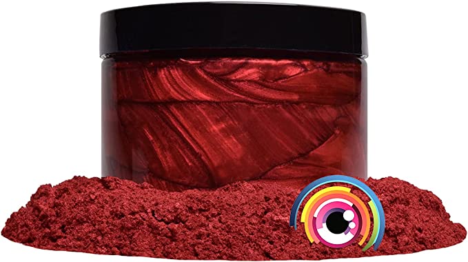 Eye Candy Premium Mica Powder Pigment “Senshi Red” (25g) Multipurpose DIY Arts and Crafts Additive | Natural Bath Bombs, Resin, Paint, Epoxy, Soap, Nail Polish, Lip Balm