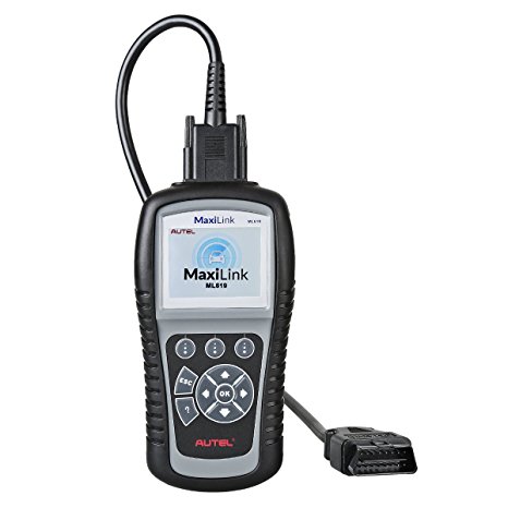 Autel Autolink ML619 Scan Tool Update Online, Turns off Engine Light and ABS/SRS Warning Lights OBD2 Scanner