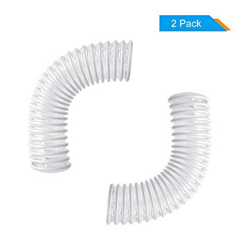 LANMU Lower Duct Hose,1-1/2" Replacement Floor Lower Nozzle Hose for Shark Rotator Vacuum Cleaner NV341, NV470, NV472, NV500, NV500CO, NV500GD, NV501, NV552, UV560 (2 Pack)