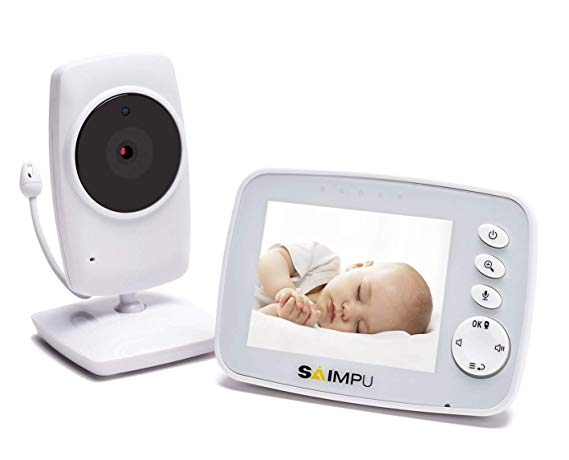 Baby Monitor—3.2 Inch Video Baby Monitor with Camera and Audio for Baby Nursery