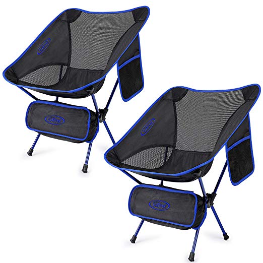 G4Free Lightweight Camping Folding Camp Chairs for Backpacking Picnic Beach Festival Hiking