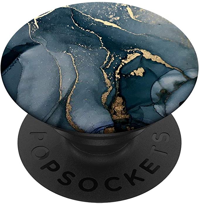 Elegant Turquoise Blue & Aqua Ocean Pattern PopSockets PopGrip: Swappable Grip for Phones & Tablets