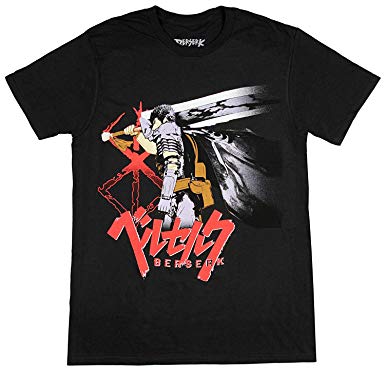 Berserk Japanese Anime Manga Brand of Sacrifice Guts Men's T-Shirt