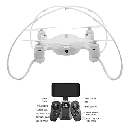 Tecesy 2.4GHz FPV Headless Mode RC Quadcopter with 0.3MP Camera,Real-time 720P RC Drone with Altitude Hold