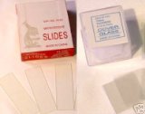 CB 72 Blank Microscope Slides and 100 Square Cover Glass 7101S1