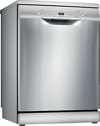 Bosch SMS2ITI12E - Série 2, Lave-vaisselle pose libre - 60cm - Home Connect - 12 couverts - Moteur EcoSilence - Inox