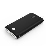 Aukey 20000mAh Portable Charger External Battery Power Bank with AIPower Tech for Apple iPad iPhone Samsung Google Nexus LG HTC Motorola and other USB Powered Devices Black
