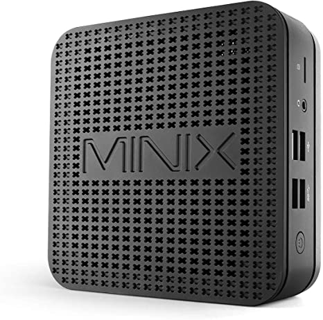 MINIX NEO G41V-4, Intel Gemini Lake N4100 Fanless Mini PC with Windows 10 Pro,4G DDR4/64GB eMMc 5.1/Triple-Display/HDMI 2.0/VGA Port/Displayport/Expandable Storage for Industrial and Commercial.