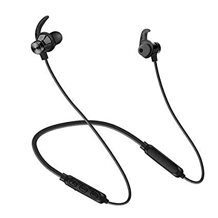Magnetic Wireless in-Ear Earphones with Neckband, Sport Fit Design Bluetooth Earbuds, Deep Bass Stereo Headphones, Sweatproof Headsets(Bluetooth 4.2 Super Sound Quality)