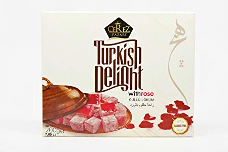 Turkish Delight (Rose) Lokum (7 0z)