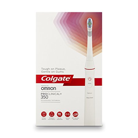 Colgate ProClinical C350 Rechargeable Electric Toothbrush - White