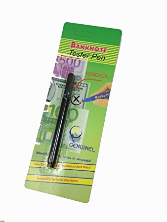 Buddy Products Counterfeit Money Detector Pen, 5.25 x 0.5 x 0.5 Inches (CF-1)