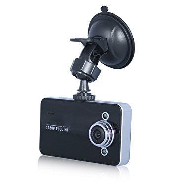 Lecmal 2.7" Full HD 1080P Car DVR Camcorder Video Recorder with Infrared Night Vision, Car DVR Recorder Camcorder Vehicle Camera with G-sensor Function / Support 32GB TF Card (Not Included)- Black