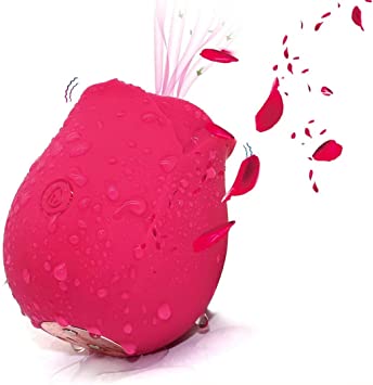 Rose Vibrant Suction for Women Vibrating Machine Rose Clit Vibrating Machine Rose Vibrant Licker with Tongue Rose Clitoriai Sucking Toy Rose Vibrant Rose vibrabrator Red-6