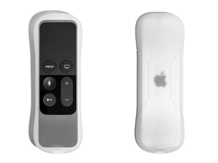 Griffin Apple TV (4th gen) Remote Case - Clear, Non-Slip, Easy-to-grip, Silicone - Survivor Play for Siri Remote