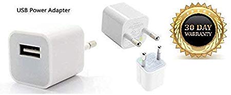 Mapzi Universal Fast Charging Power Adapter Compatible for All iPhone 5/5S/6/6S/7/7Plus/8/8 Plus (White) Adapter