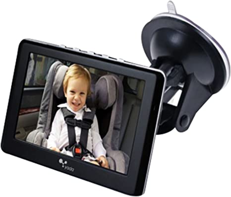 Yada BT53901F-2 4.3 Inch Tiny Traveler Digital Wireless Baby Matte Black | 4.3" Monitor | Car Truck SUV