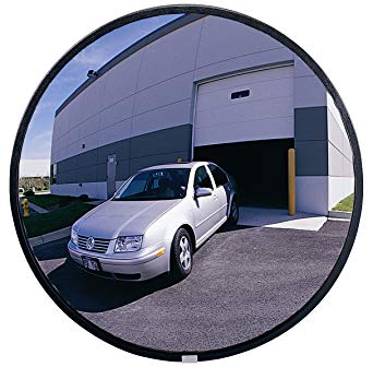 See All NO8 Circular Glass Heavy Duty Outdoor Convex Security Mirror, 8" Diameter (Pack of 1)