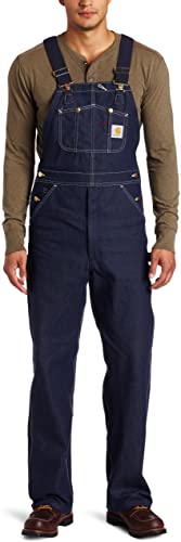 Carhartt Men's Denim Unlined Bib Overall R08