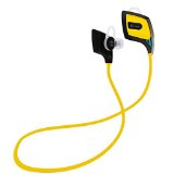 Bengoo Wireless Universal HandsFree 41 Bluetooth Headset Headphone Earphone Built-in microphone - Yellow