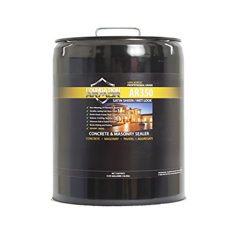 AR350 Wet Look Sealer for Concrete and Pavers