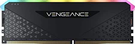 Corsair Vengeance RGB RS 8GB (1 x 8GB) DDR4 DRAM 3200MHz C16 Memory Kit (Black) - CMG8GX4M1E3200C16