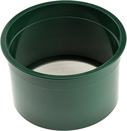 SE GP4-60 5.5-Inch Mini Stackable Sifting Pan, 60 Holes/Square Inch