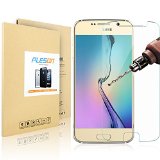 Galaxy S6 Screen Protector - PLESON Tempered Glass Screen Protector for Samsung Galaxy S6 - Extreme Clarity and Smooth High Touch Responsive Shield Maximum Screen Protection From Drops Scratch Anti-fingerprint Water and Oil Resistant - in Retail Packing Lifetime Warranty