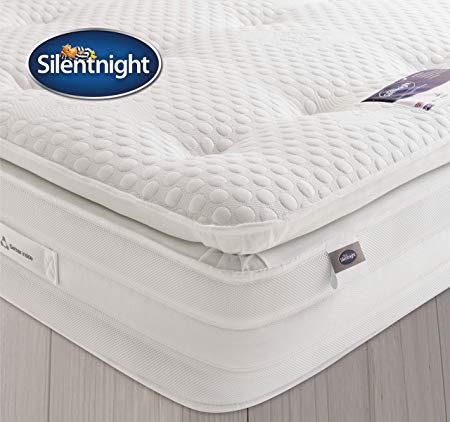 Silentnight 2000 Pocket Gel Mattress with Pillowtop | Superior Zoned Spring System | Breathable Gel Layer | Medium Soft | Super King