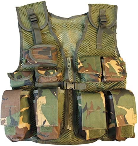 Kombat UK Kid's Army Assault Vest, DPM Camo, One Size