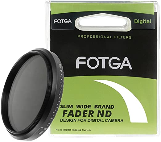 Fotga Slim Fader Variable ND Filter Adjustable ND2 to ND400 49mm Neutral Density