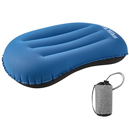 Terra Hiker Inflatable Camping Pillow, Ultralight Blow-up Pillow, Compact, Compressible