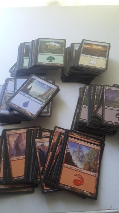 300 Assorted Magic: The Gathering MTG Basic Lands Cards