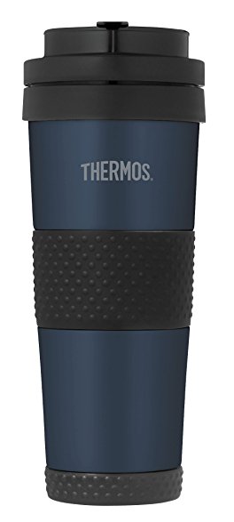 Thermos 18 Ounce Vacuum Insulated Stainless Steel Tumbler, Midnight Blue